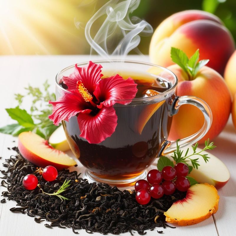 Sunburst Peach Tea Blend - Treasured Tea