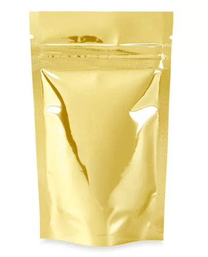 Resealable Barrier Pouches - 1 oz - Gold